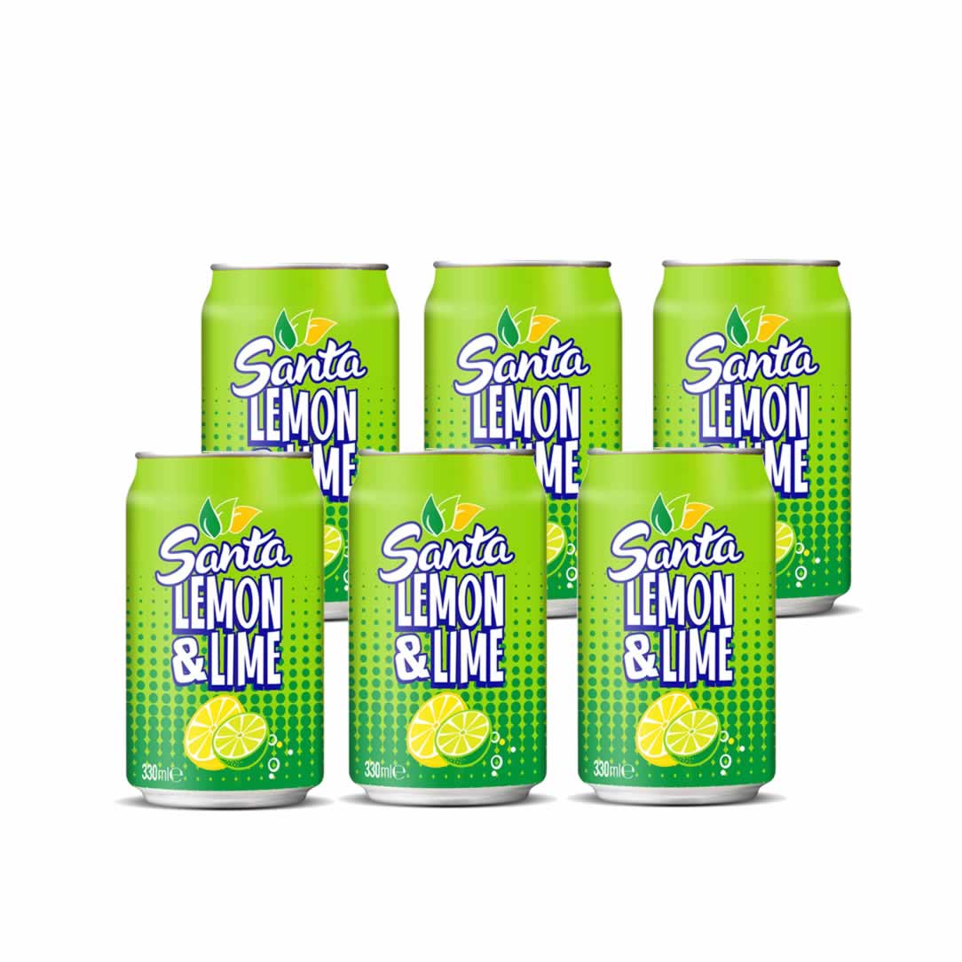Refresco Gaseado Santa LIMÓN 6ud