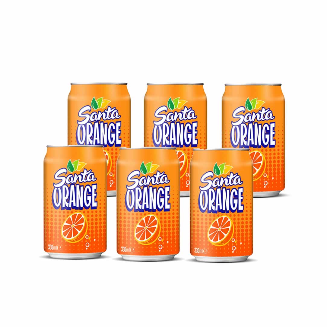 Refresco Gaseado Santa NARANJA 6ud