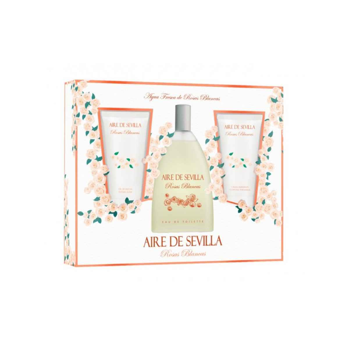 Pack Aire de Sevilla Rosas Blancas (3 elementos)