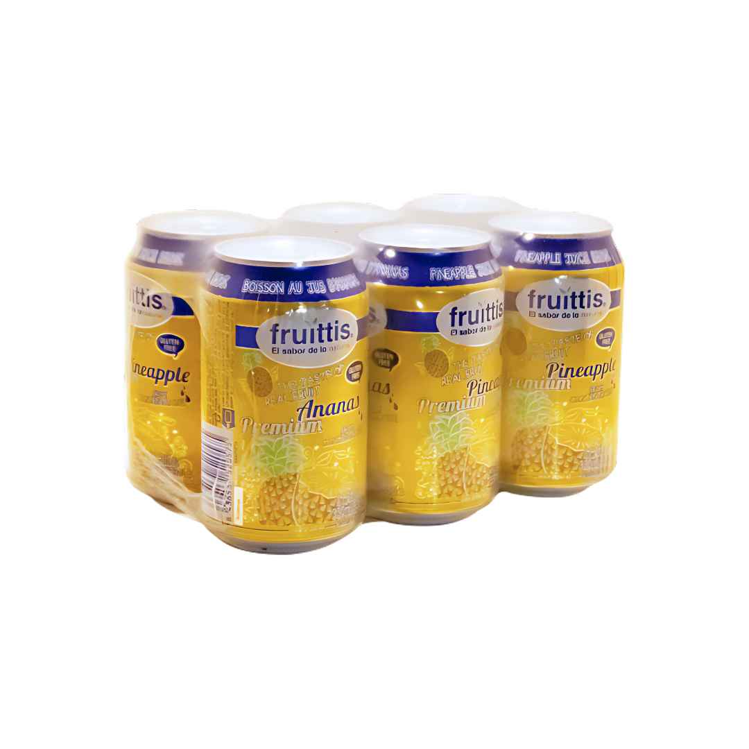 Jugos Fruttis sabor Piña 6ud de 330ml