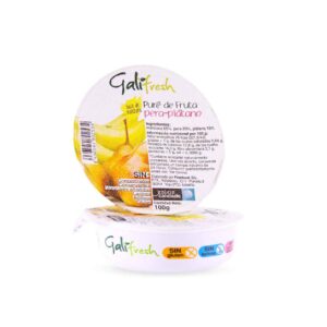 Puré de fruta Plátano y Pera GaliFresh 100g