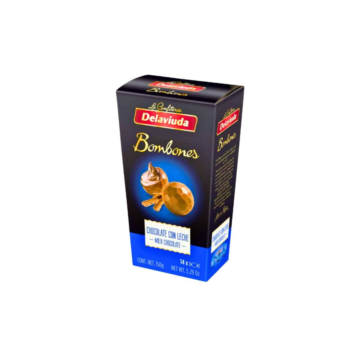 Bombones Chocolate Con Leche deLaViuda 150 g