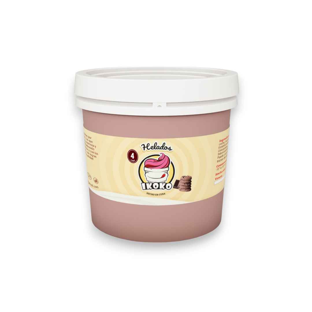 Helado Ikoko sabor Chocolate Biscuit 4Lt