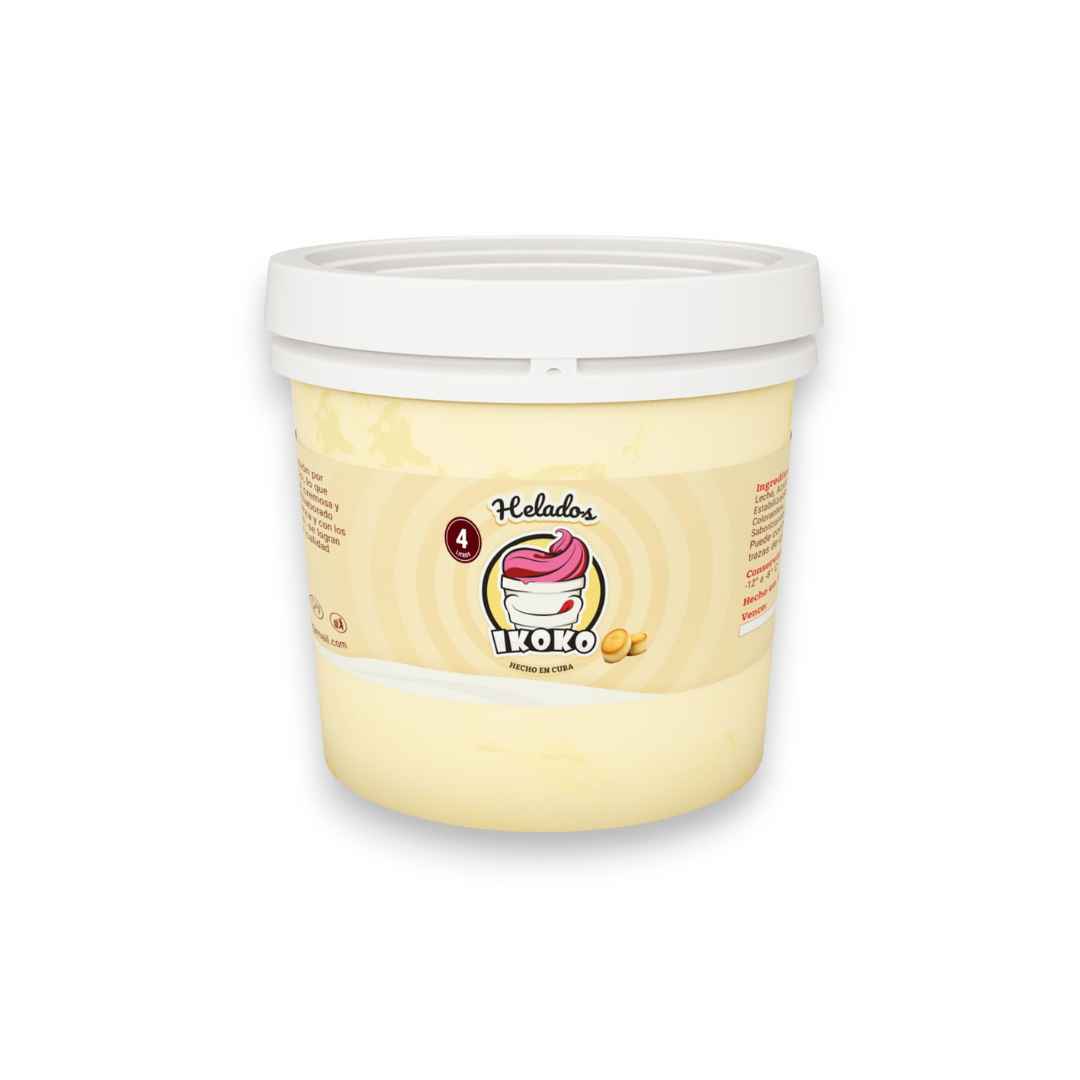 Helado Ikoko sabor Mantecado 4Lt