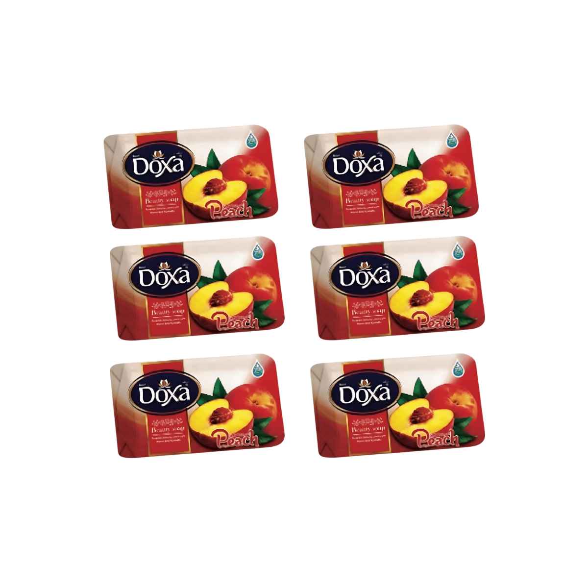 Jabón de Baño Melocotón Doxa 125g x 6
