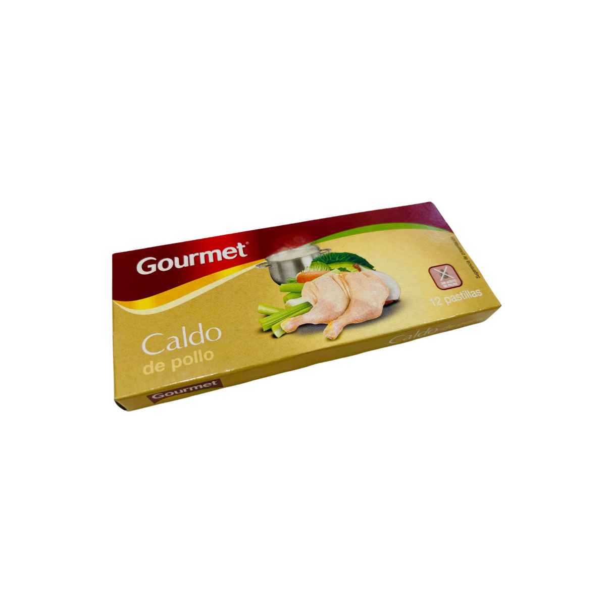 Pastillas de Caldo de Pollo Gourmet 12ud de 10g