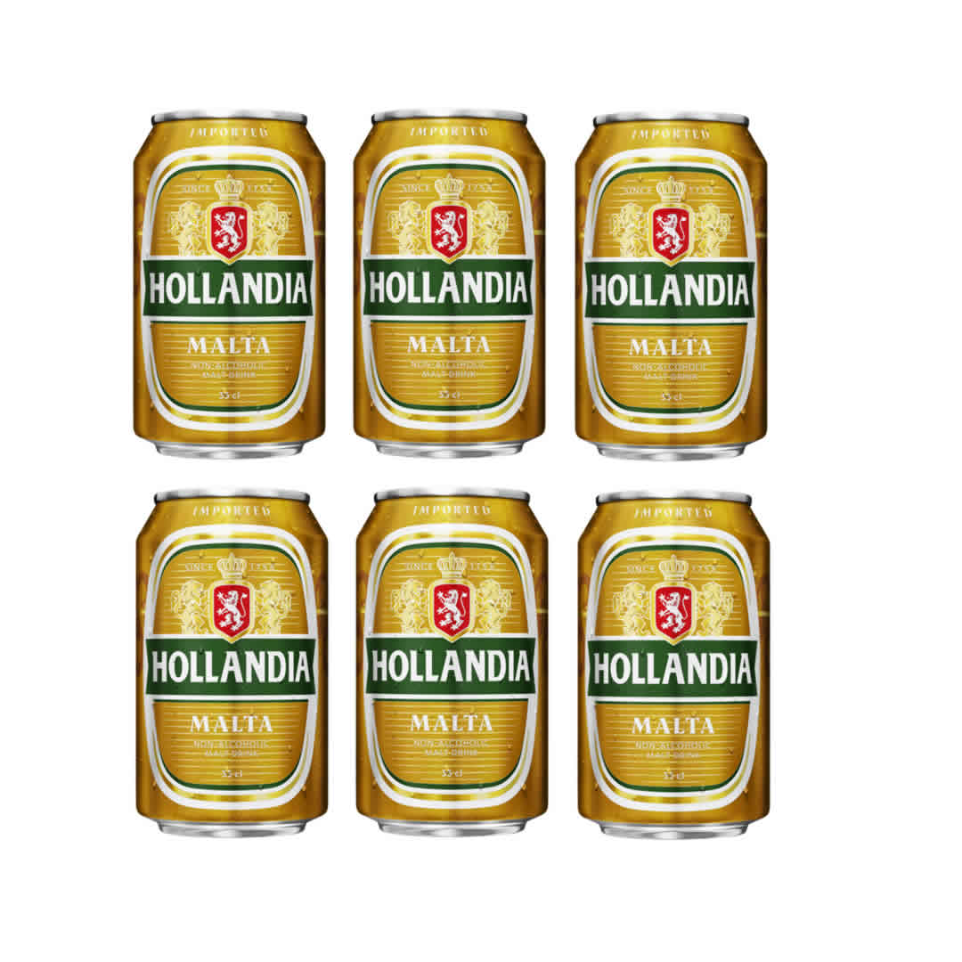 Malta Hollandia 6ud de 330ml