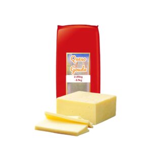 Queso Gouda Columba barra 2.85 3.1kg Queso Gouda Columba 2.85-3.1kg barra esencial