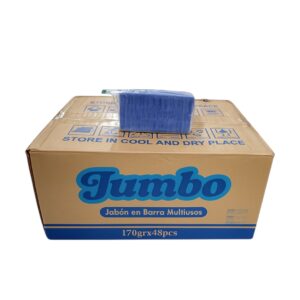 Jabón de Lavar Multiusos Jumbo Azul 48udx170g - Uso Doméstico