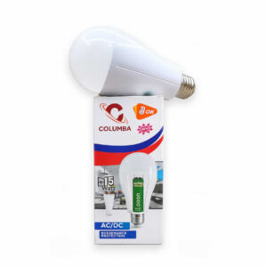 Bombillo LED Recargable Columba 15W - Iluminación eficiente para el hogar