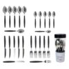 Set Cubiertos Híbrido Acabado Mate 25uds - Útiles del Hogar